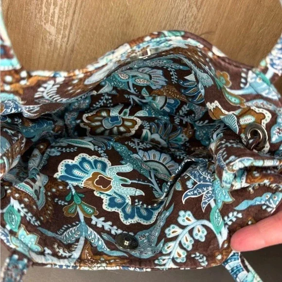 Vera Bradley Java Blue Quilted Mini Purse - Picture 6 of 6